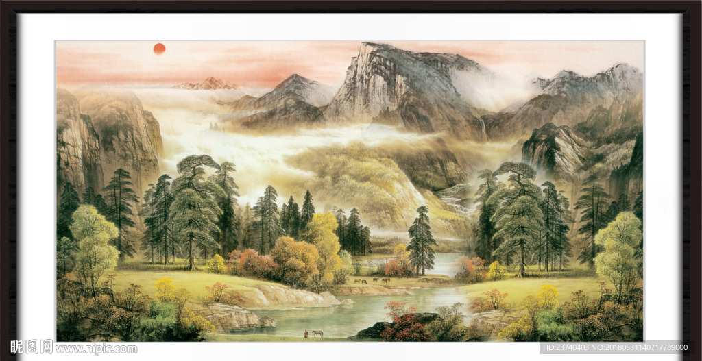 山水国画