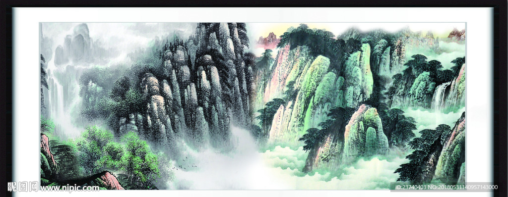 山水国画
