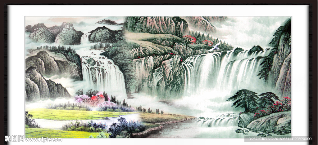 山水国画