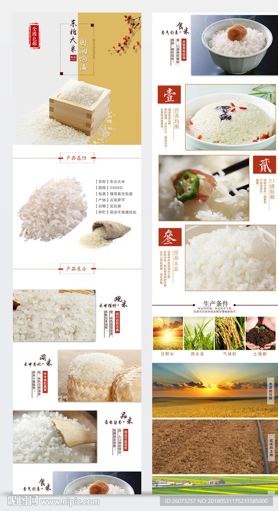 大米详情页