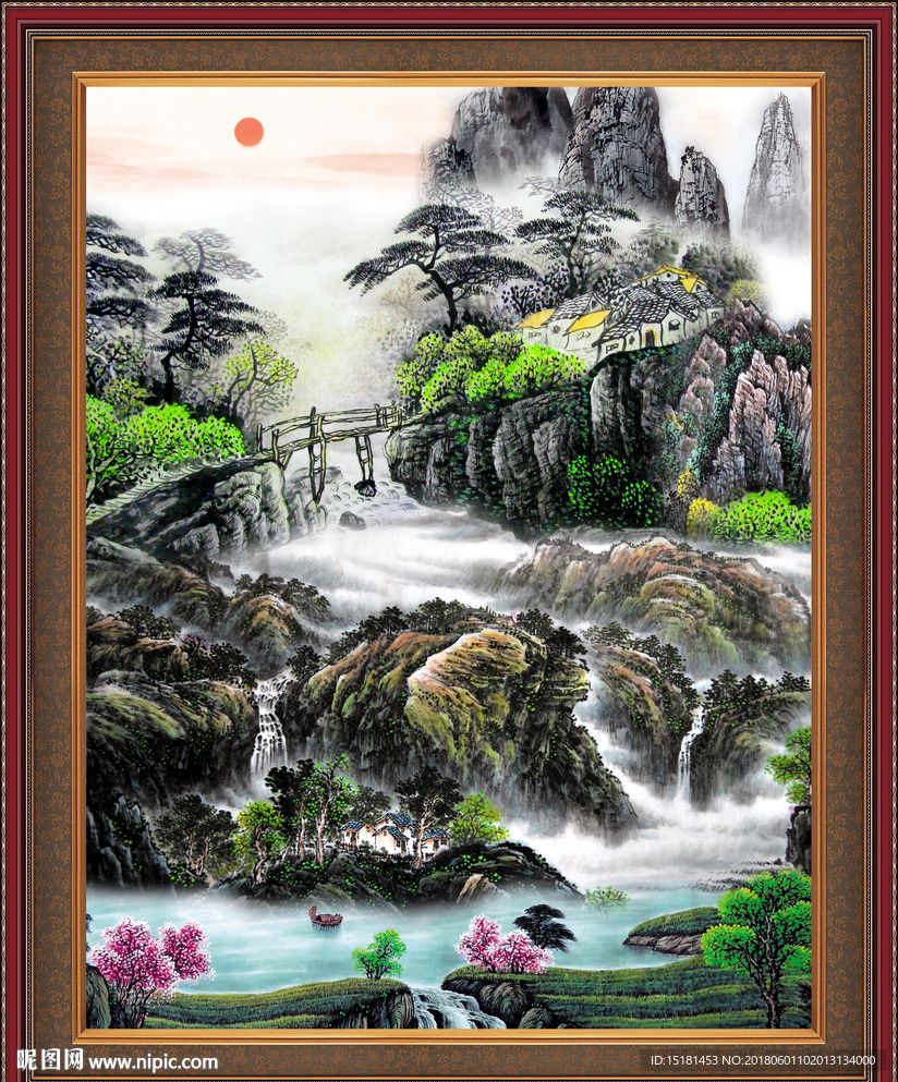 山水国画