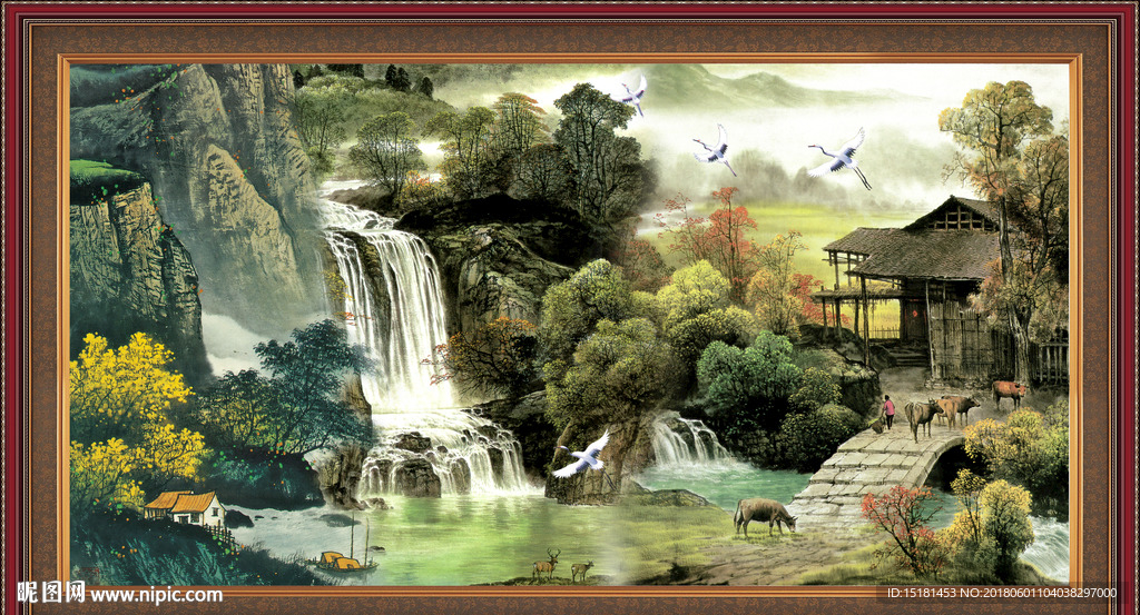 山水国画