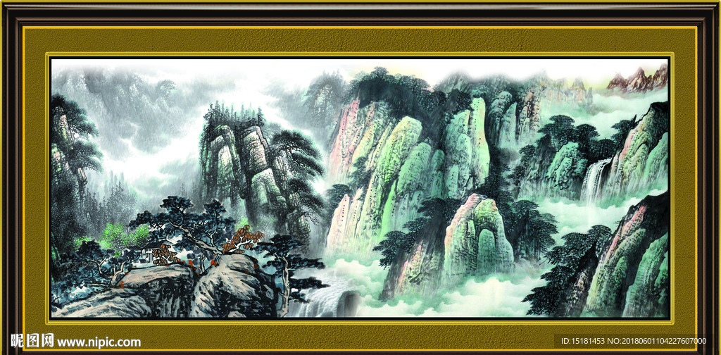 山水国画