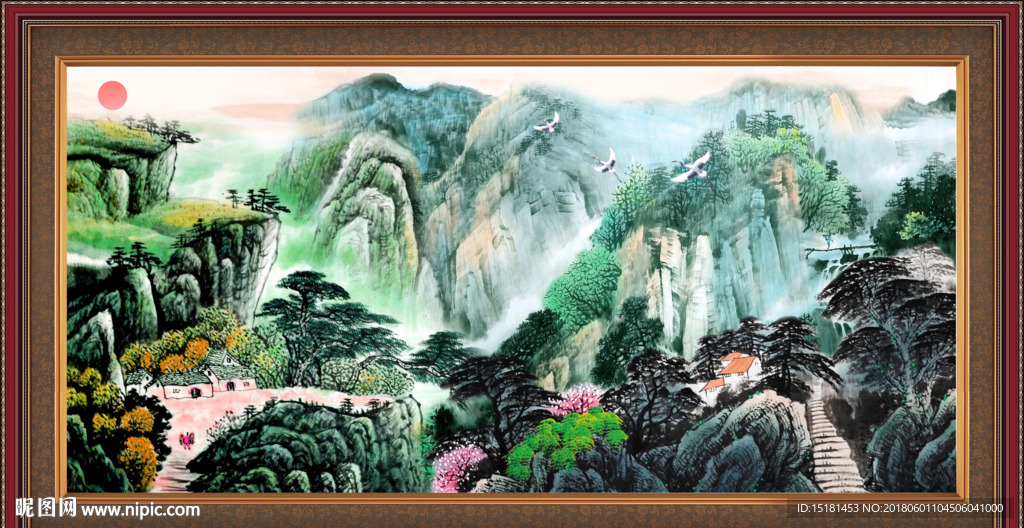 山水国画