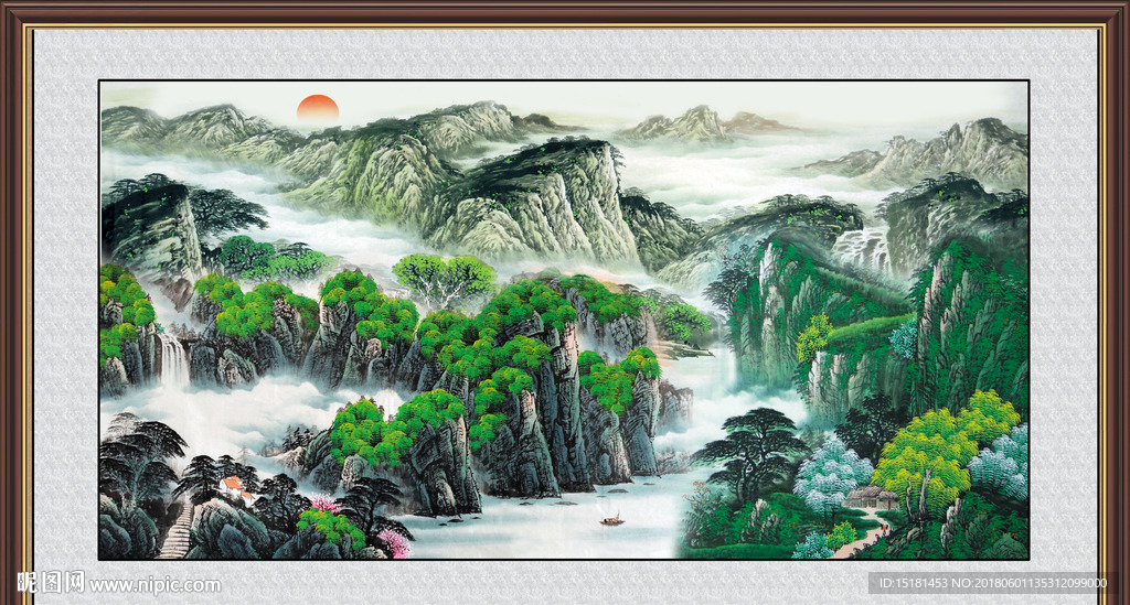 山水国画