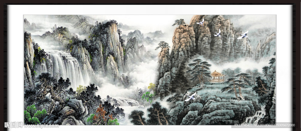 山水国画