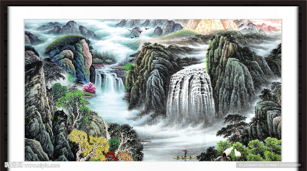 山水国画