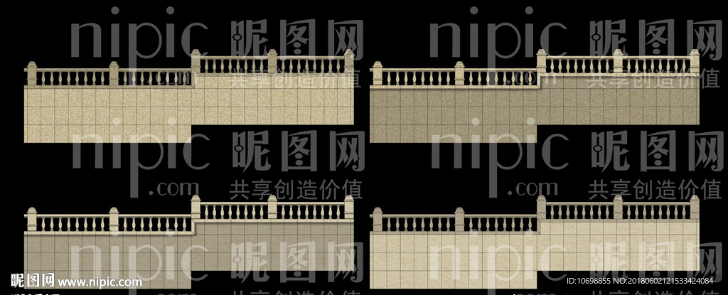 黄金麻理石效果图