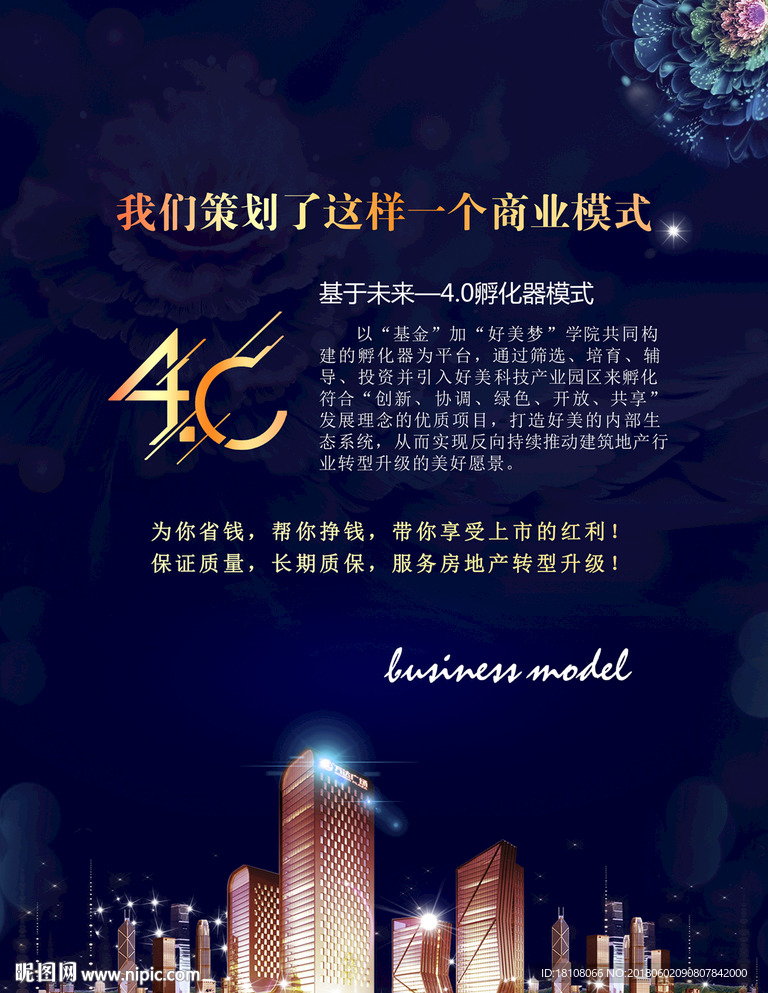 商业模式灯箱