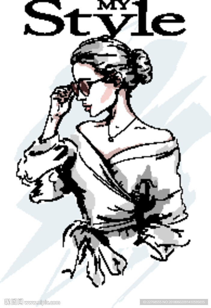 手绘女装女鞋 女装女鞋 卡通女