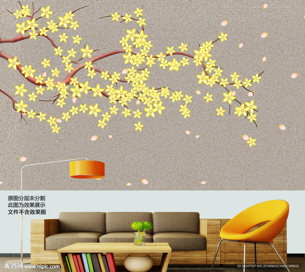 手绘花鸟