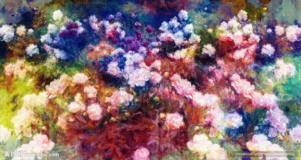 花卉油画