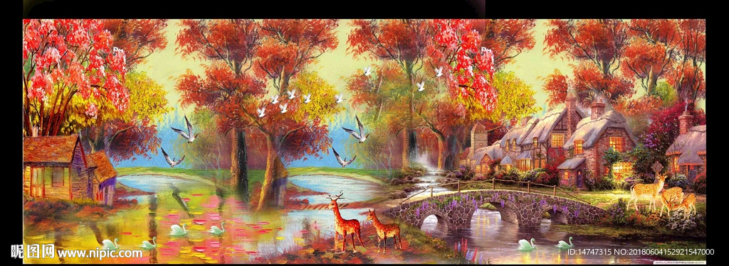 风景油画