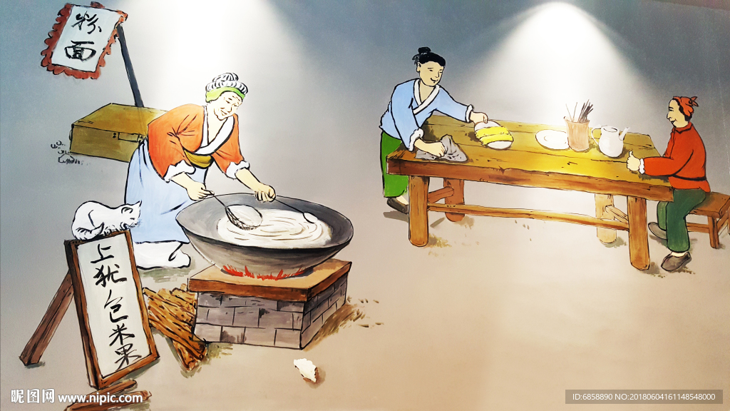 上犹包米果手绘画