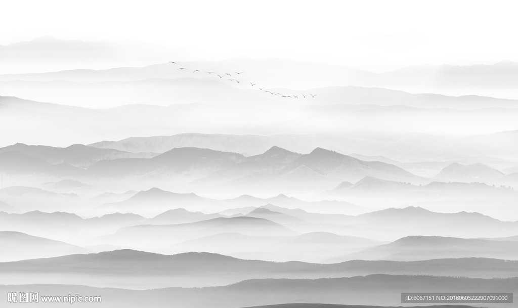新中式山水画