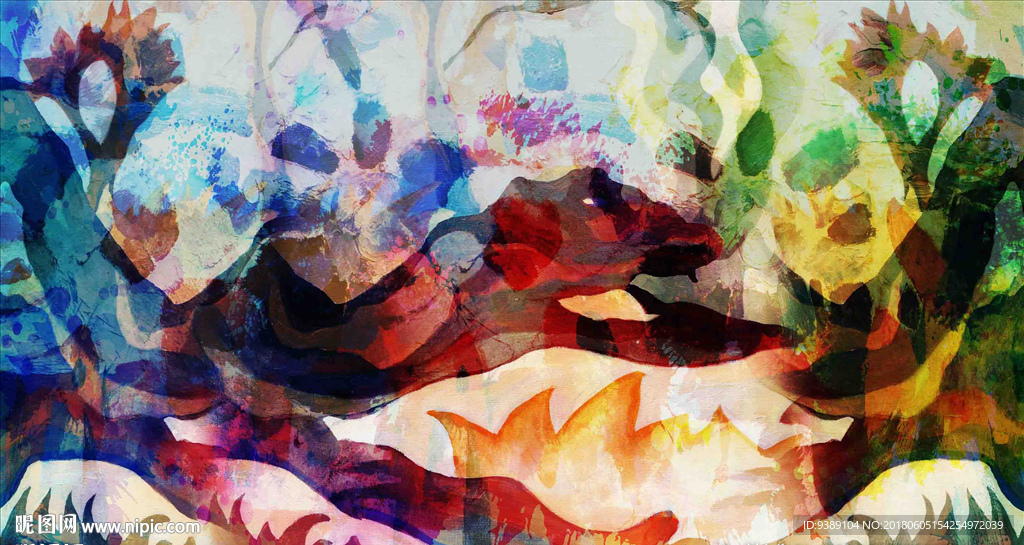 抽象油画