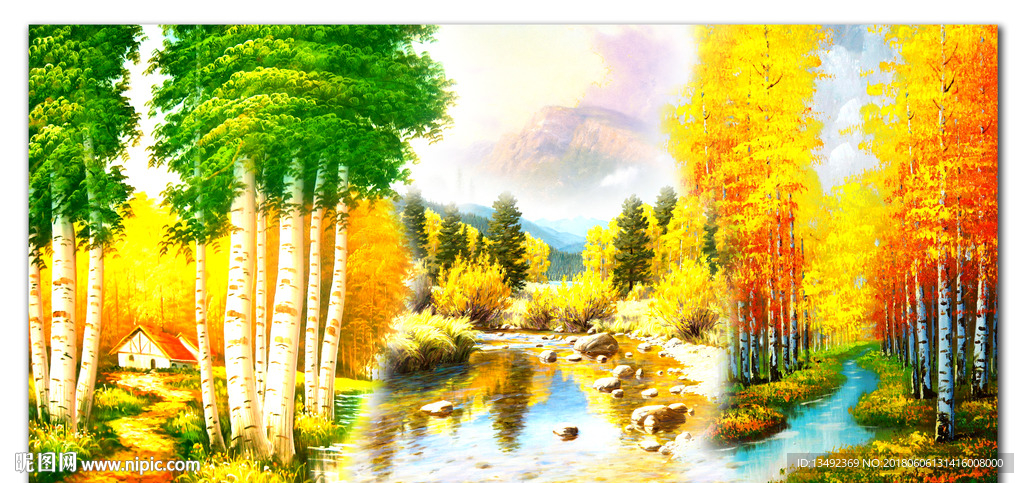油画风景
