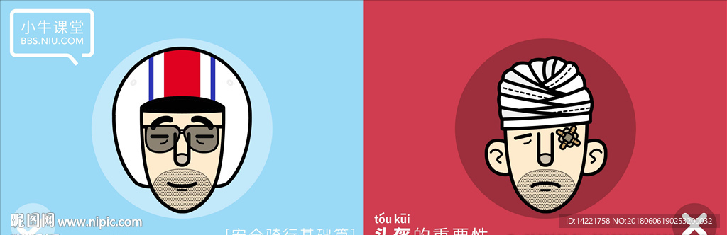 戴头盔的重要性
