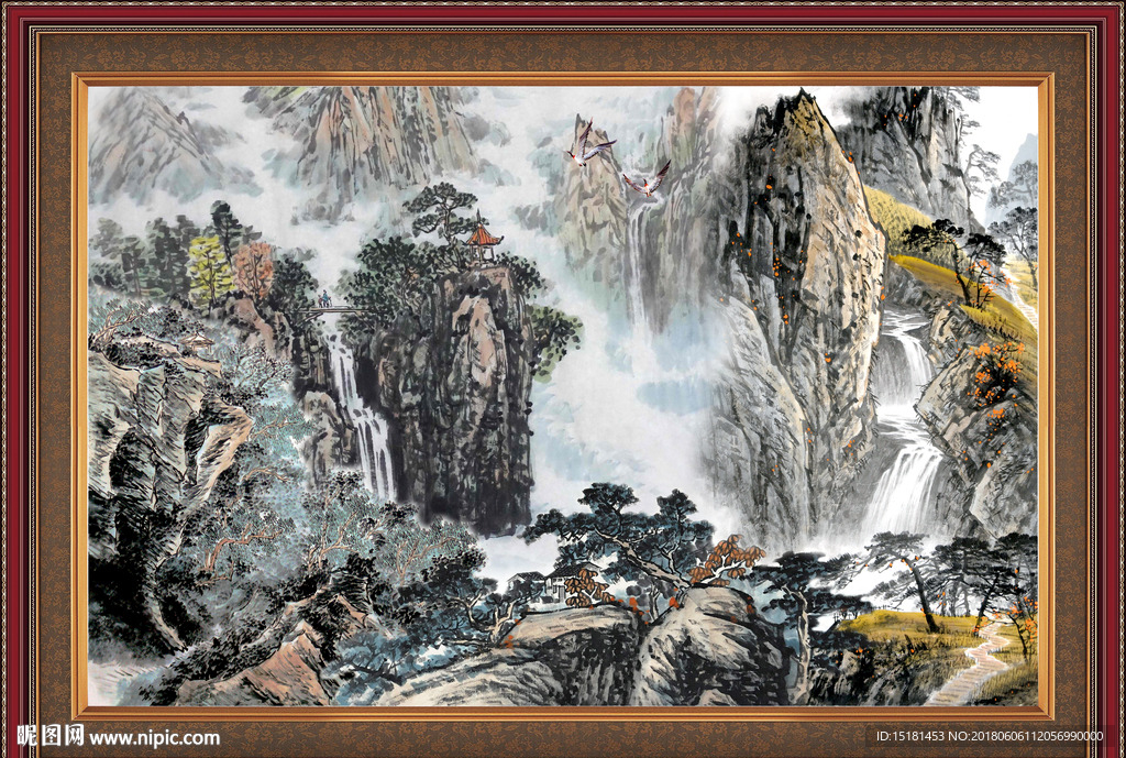 国画山水