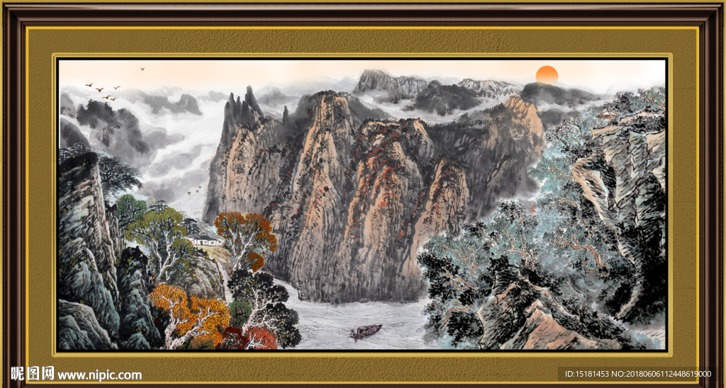 国画山水