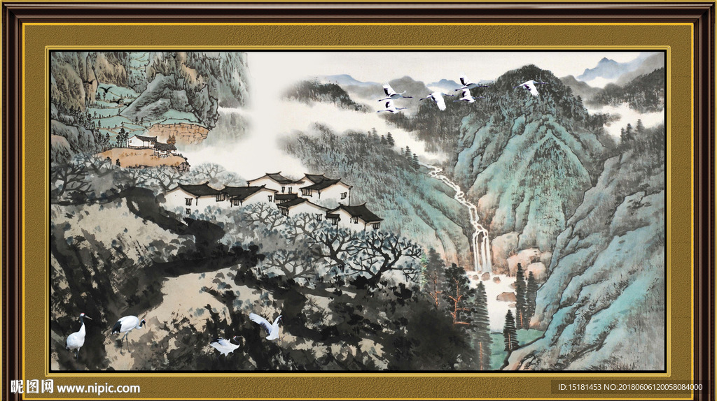 山水国画