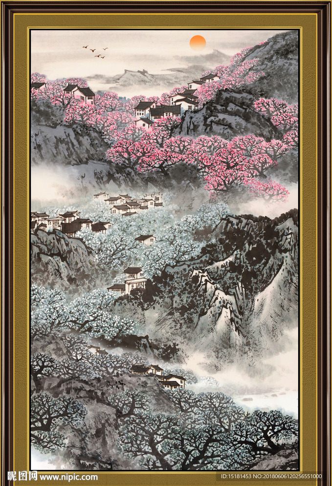 山水国画