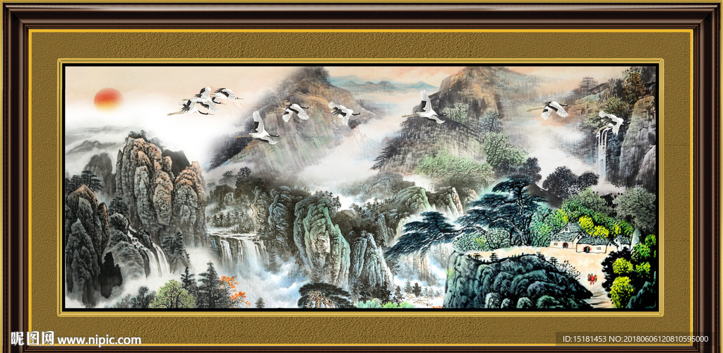 山水国画