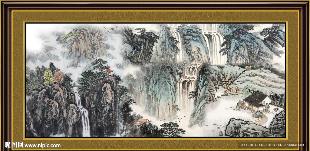 山水国画