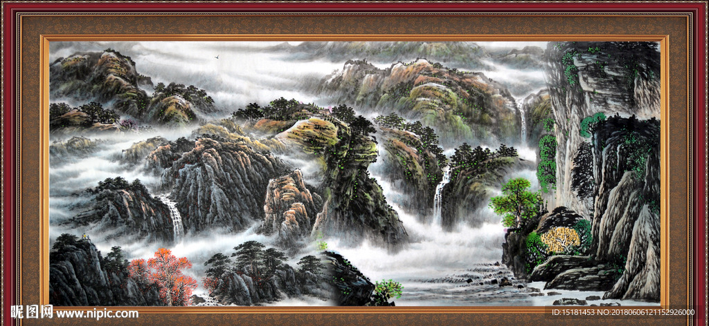 山水国画