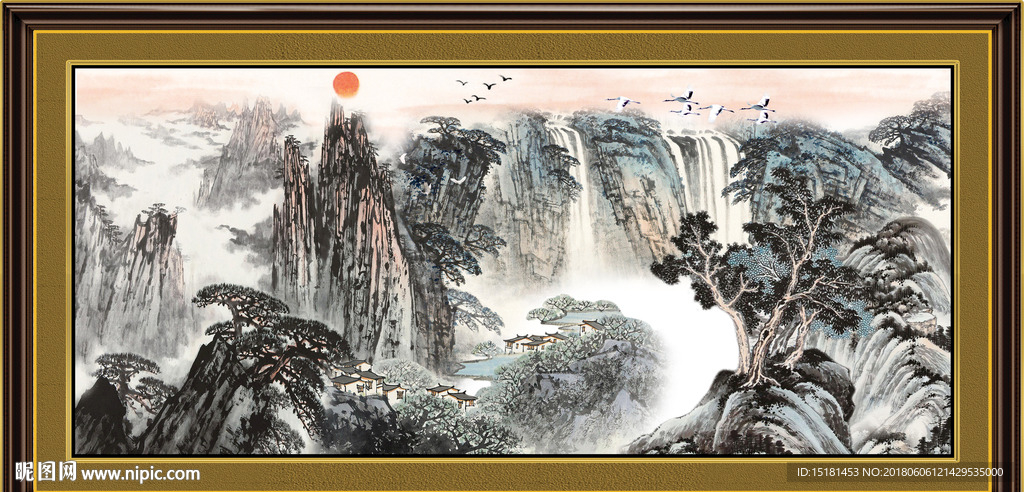 山水国画