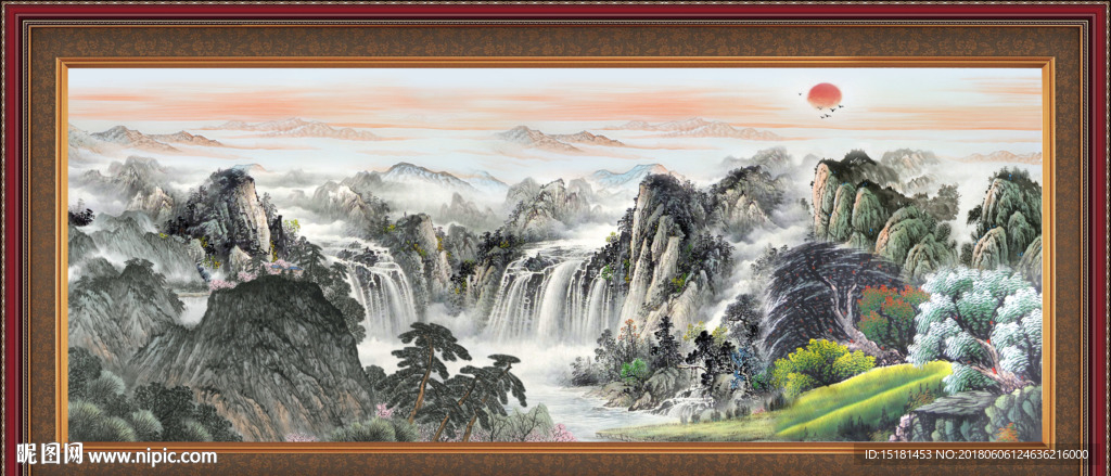 山水国画