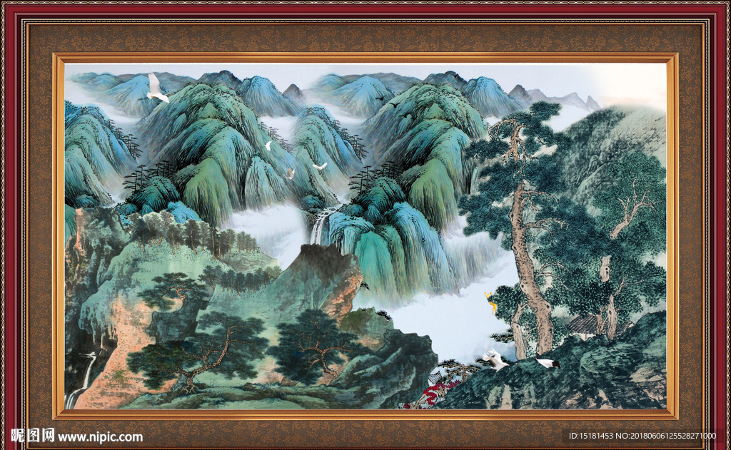 山水国画