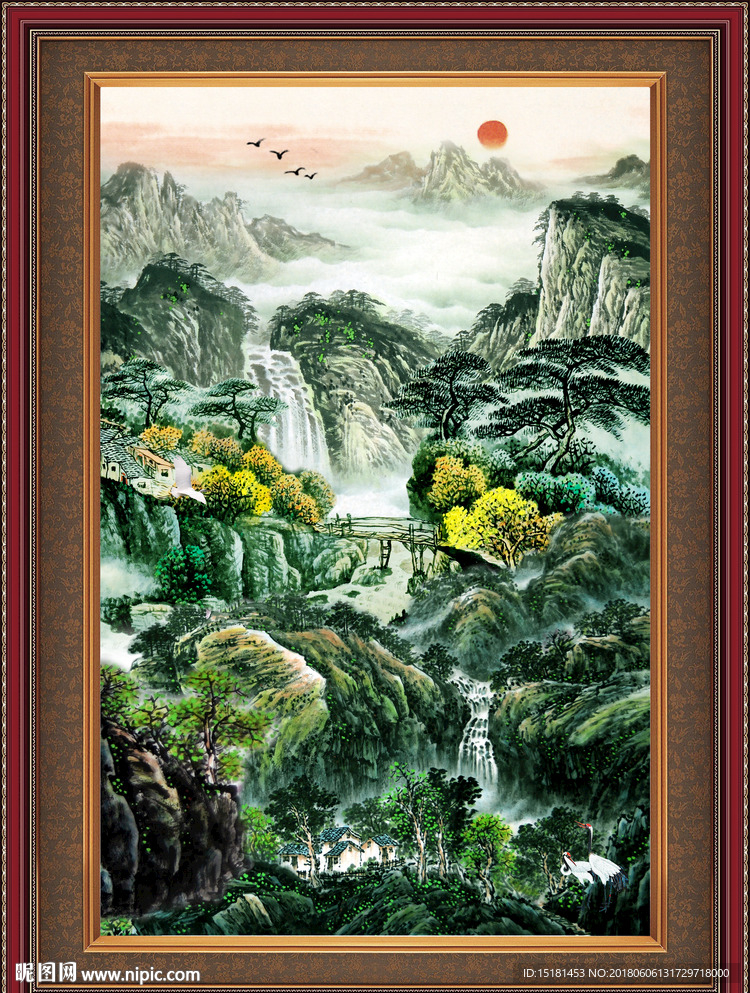 山水国画