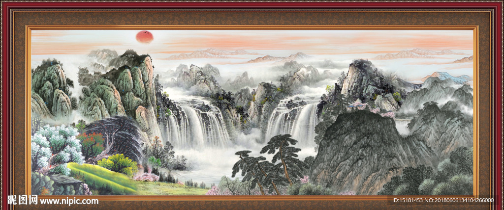 山水国画