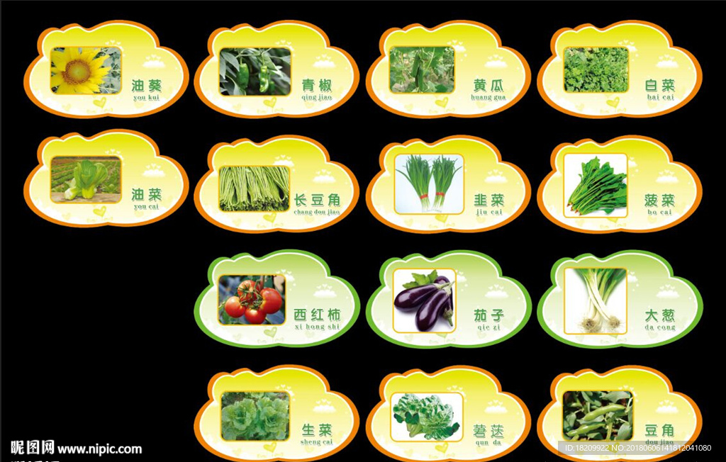 宝宝认识蔬菜
