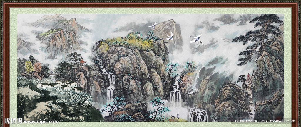山水国画