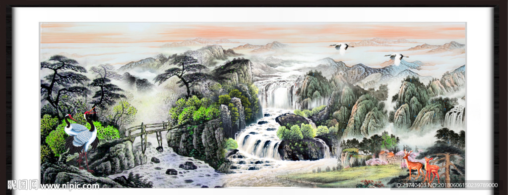 山水国画
