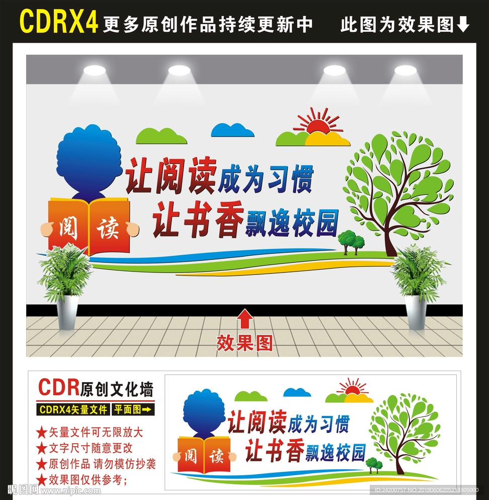 图书室文化墙