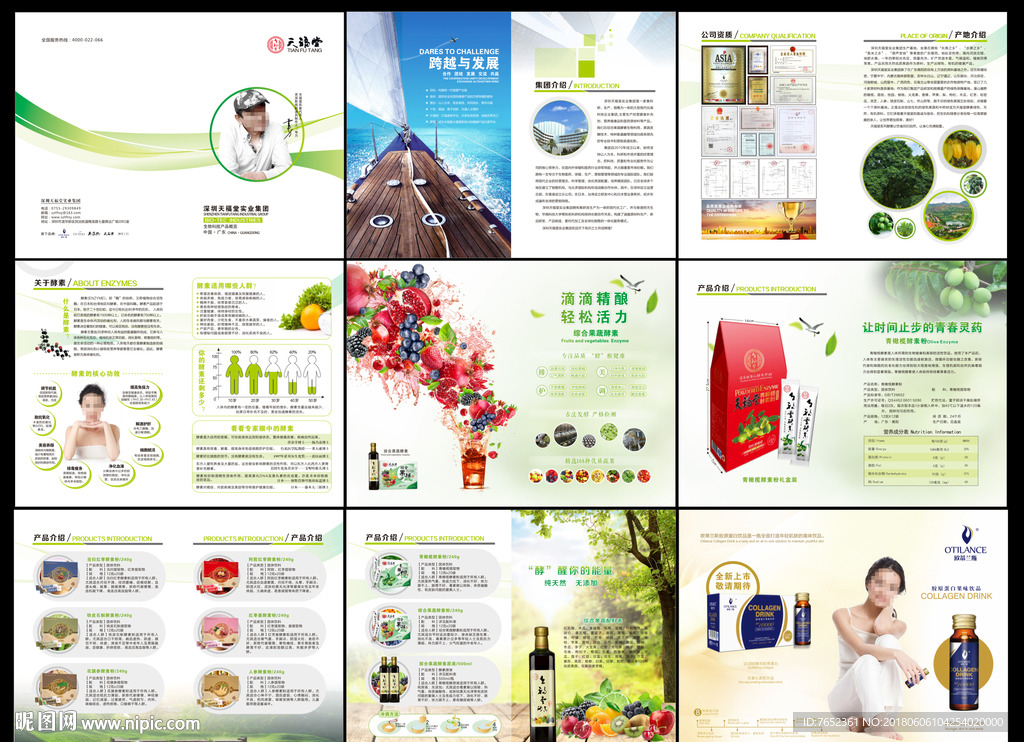 酵素画册设计
