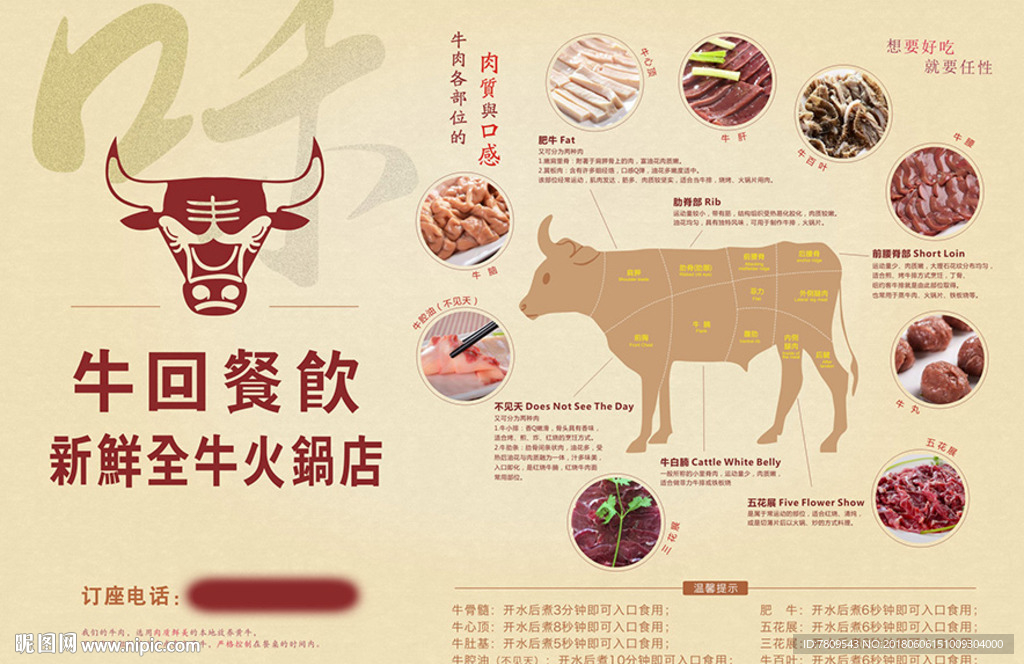 菜单 海报 台纸