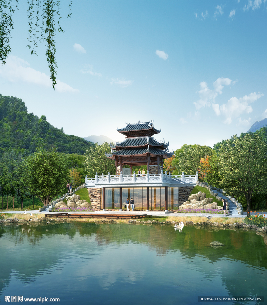 古建筑 四合院 亭子 古建改造