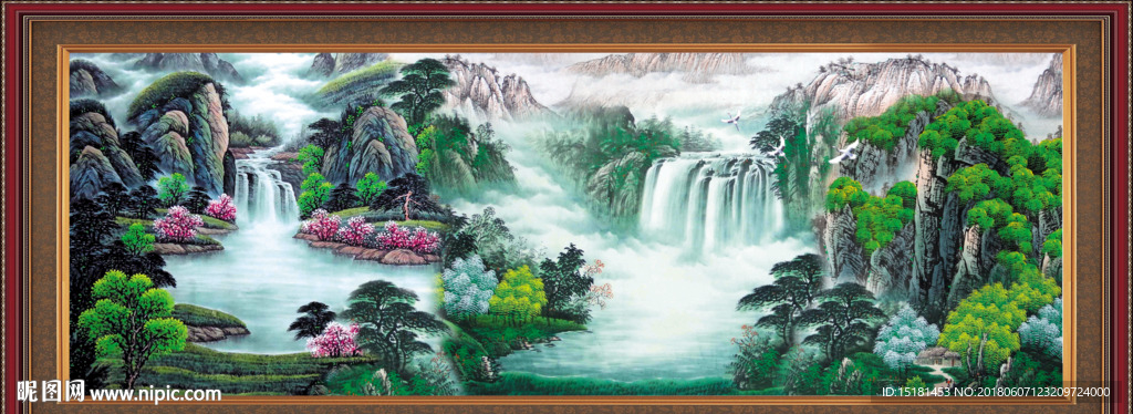 山水国画