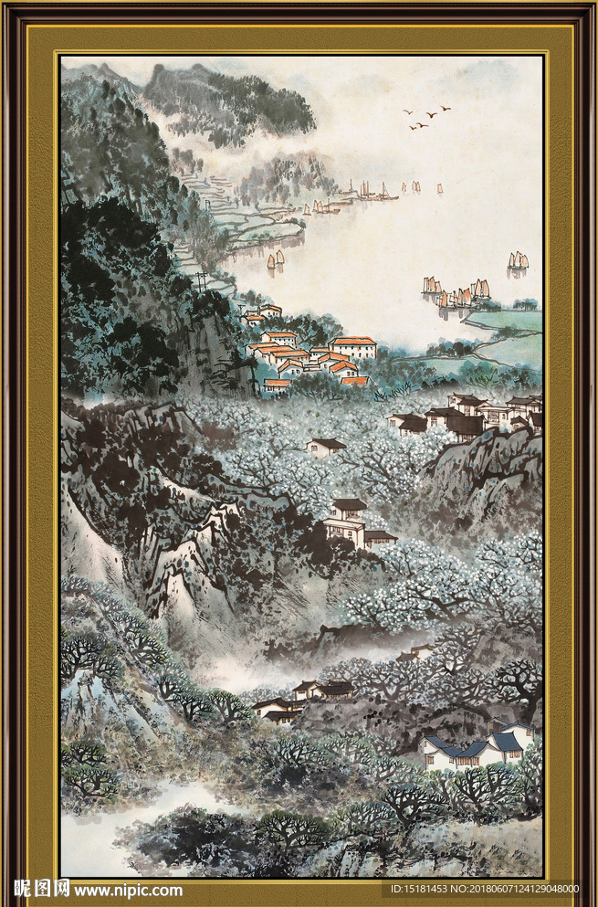 山水国画