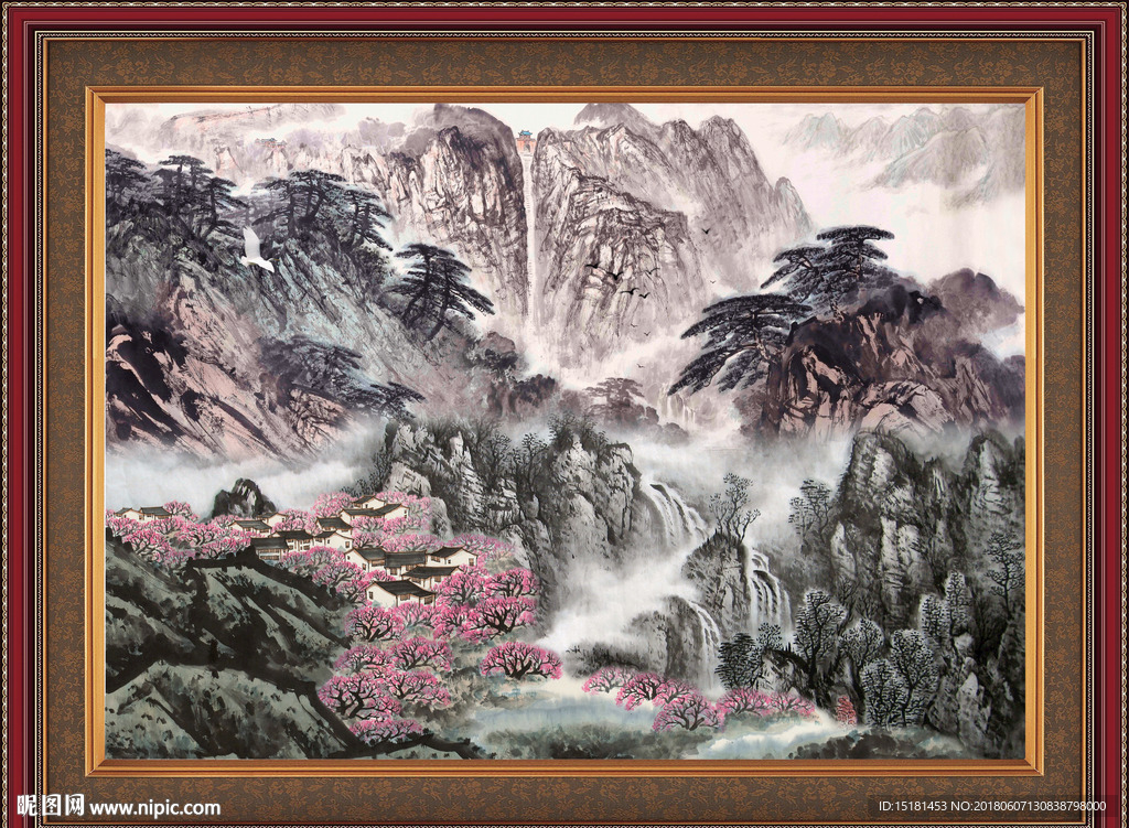 山水国画