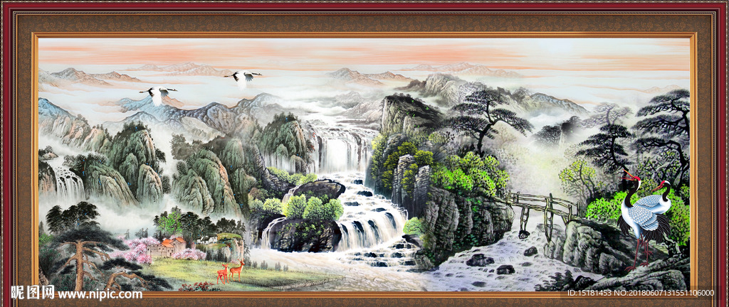 山水国画