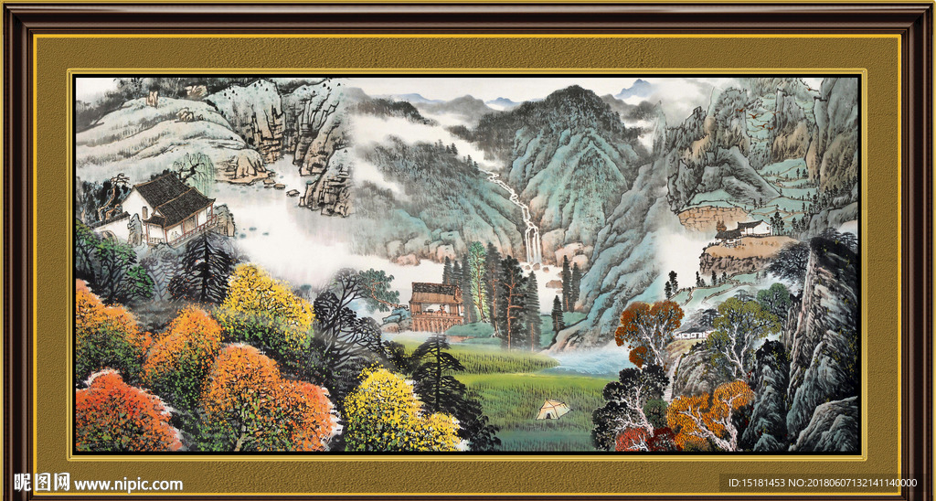 山水国画