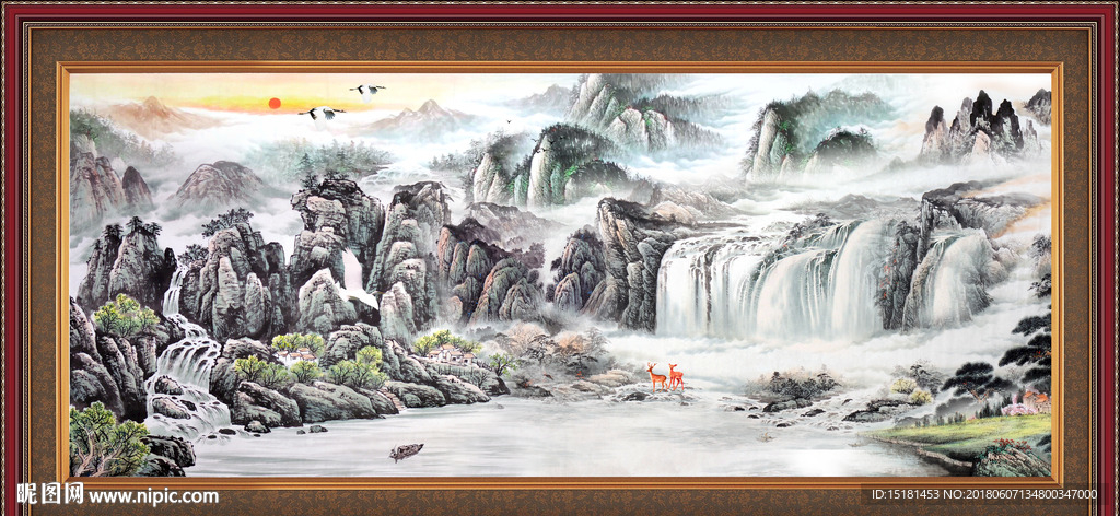 山水国画