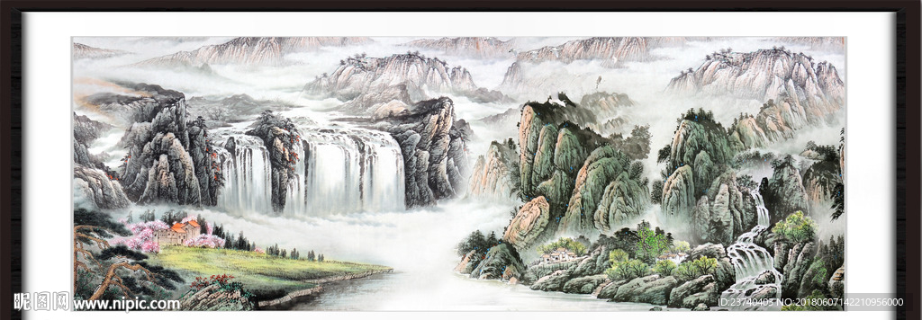 山水国画