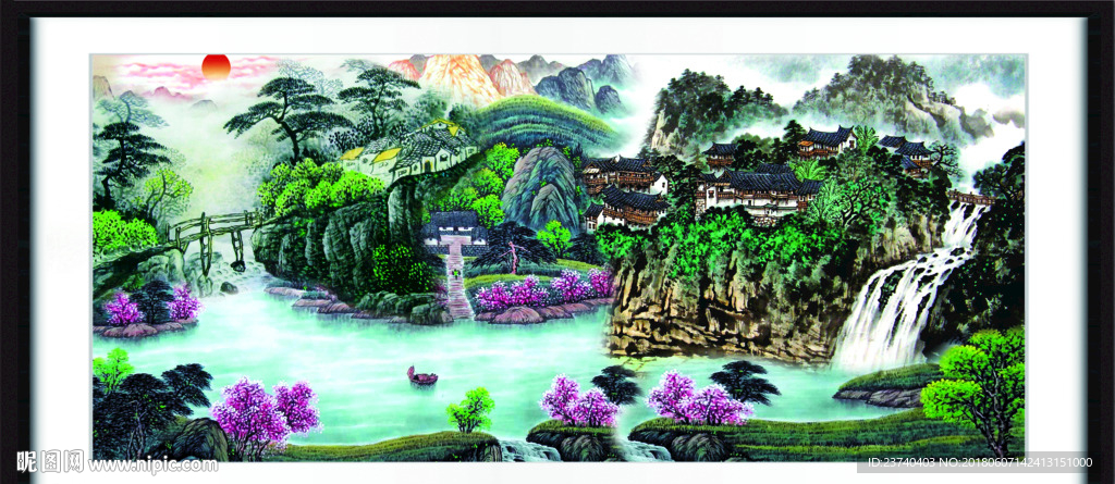 山水国画