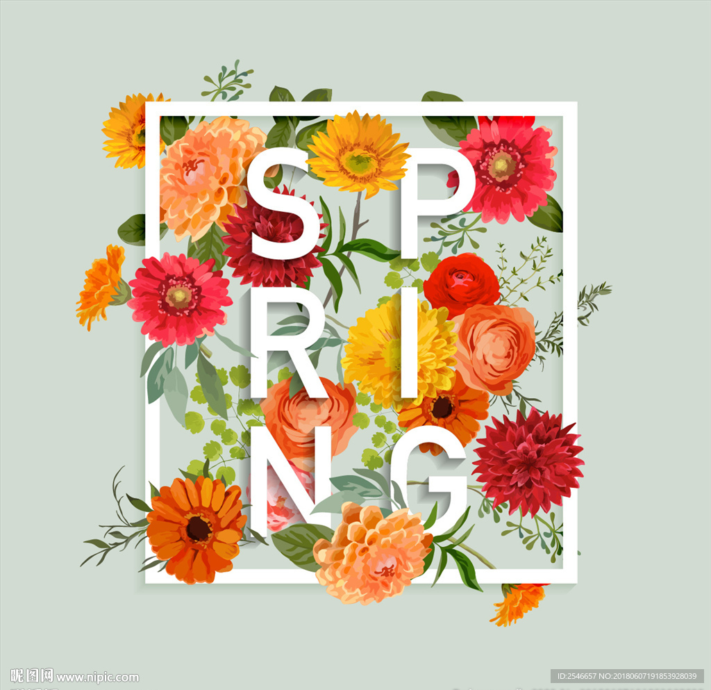 花朵字母